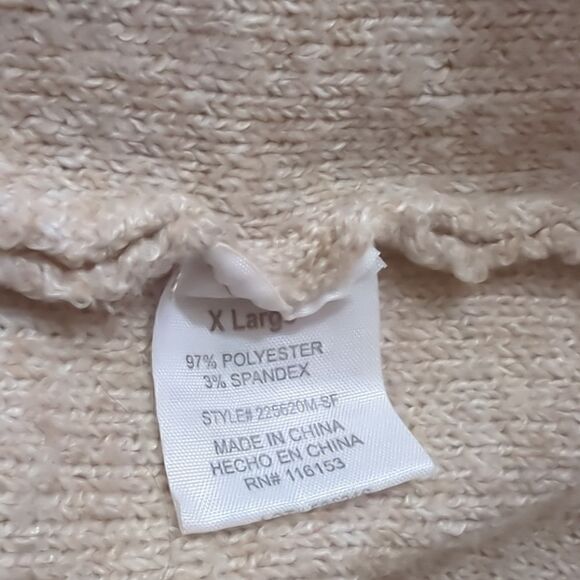 Nine 1 Eight Tan Sweater - Picture 8 of 8